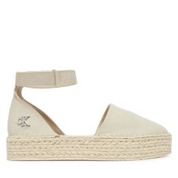 Снимка на Еспадрили Calvin Klein Jeans Flatform Espadrille Sling Mg YW0YW01735 Бежов