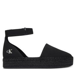 Снимка на Еспадрили Calvin Klein Jeans Flatform Espadrille Sling Mg YW0YW01735 Черен