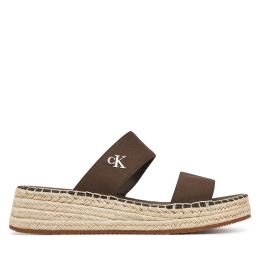 Снимка на Еспадрили Calvin Klein Jeans Sporty Rope Mg Lth Webbing YW0YW01704 Кафяв