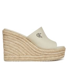 Снимка на Еспадрили Calvin Klein Jeans Wedge Rope Slide Mg YW0YW01699 Екрю