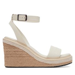 Снимка на Еспадрили Calvin Klein Wedge Sandal 70 - He HW0HW02376 Бял