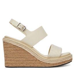 Снимка на Еспадрили Calvin Klein Wedge Sandal 70 - Jacq HW0HW02386 Бял