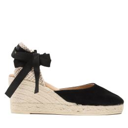 Снимка на Еспадрили Manebi Soft Suede Low Wedge Espadrilles K 1.0 WL Черен