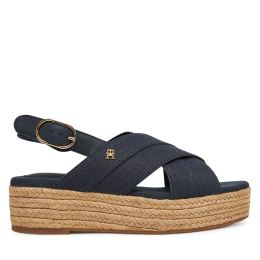Снимка на Еспадрили Tommy Hilfiger Denim Espadrille Platform Sandal FW0FW08669 Тъмносин