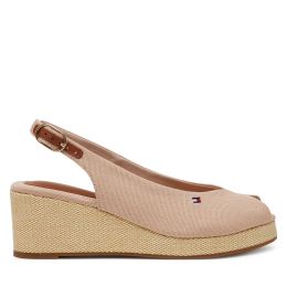 Снимка на Еспадрили Tommy Hilfiger Flag Mid Wedge Espad Slingback FW0FW08595 Розов