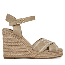 Снимка на Еспадрили Tommy Hilfiger Tommy Hilfiger Espad High Wedge FW0FW08668 Бежов