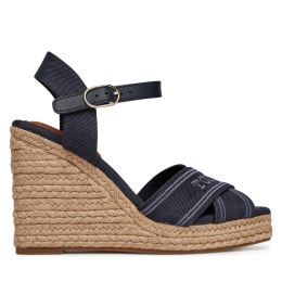 Снимка на Еспадрили Tommy Hilfiger Tommy Hilfiger Espad High Wedge FW0FW08668 Тъмносин