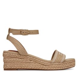Снимка на Еспадрили Tommy Hilfiger Tommy Hilfiger Espad Mid Wedge FW0FW08805 Бежов