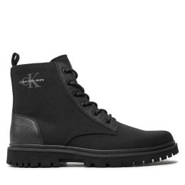 Снимка на Зимни обувки Calvin Klein Jeans Eva Boot Mid Laceup Mix Mtr YM0YM00982 Черен