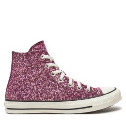 Снимка на Кецове Converse Chuck Taylor All Star Glitter Hi A11137C Розов