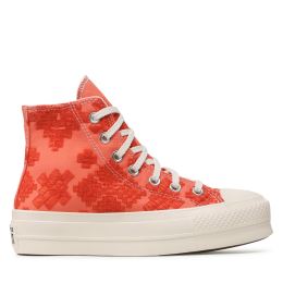 Снимка на Кецове Converse Chuck Taylor All Star Lift Festival Broderie A02233C Червен