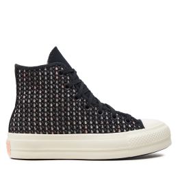 Снимка на Кецове Converse Chuck Taylor All Star Lift Platform Crochet A09829C Черен