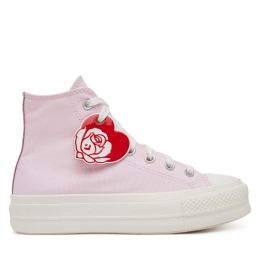 Снимка на Кецове Converse Chuck Taylor All Star Lift Platform Hearts A13652C Розов