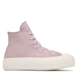 Снимка на Кецове Converse Chuck Taylor All Star Lift Platform Leather A07130C Виолетов