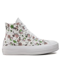 Снимка на Кецове Converse Chuck Taylor All Star Lift Platform Pink Lemonade A07561C Бял