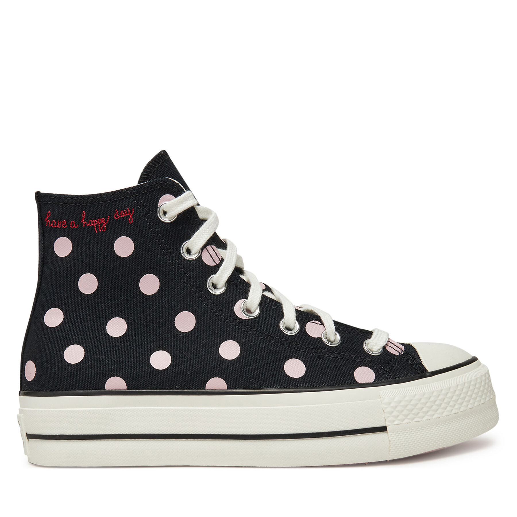 Снимка на Кецове Converse Chuck Taylor All Star Lift Platform Polka Dots A10688C Черен