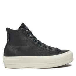 Снимка на Кецове Converse Chuck Taylor All Star Lift Platform Water Repellent Leather A08312C Черен