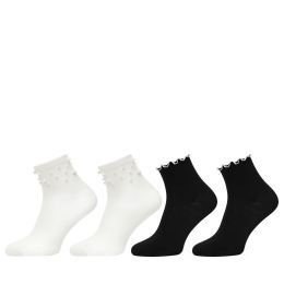 Снимка на Комплект 2 чифта дълги чорапи дамски Aldo Adabridar 13994864 Бял