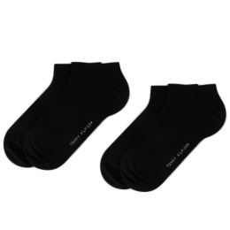 Снимка на Комплект 2 чифта къси чорапи дамски Tommy Hilfiger 343024001 Черен