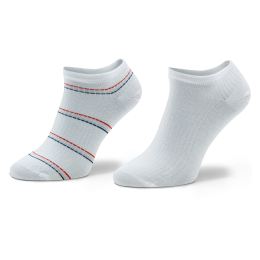 Снимка на Комплект 2 чифта къси чорапи дамски Tommy Hilfiger 701223804 Бял
