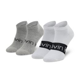 Снимка на Комплект 2 чифта къси чорапи мъжки Calvin Klein 701218712 Сив