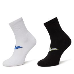 Снимка на Комплект 2 чифта къси чорапи мъжки Emporio Armani EM000540 AF12299 MC001 Черен