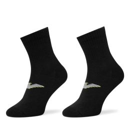 Снимка на Комплект 2 чифта къси чорапи мъжки Emporio Armani EM000540 AF12299 MC005 Черен