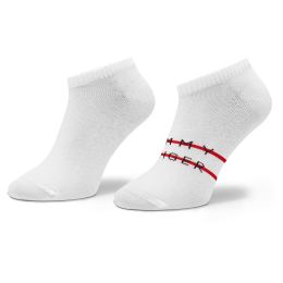 Снимка на Комплект 2 чифта къси чорапи мъжки Tommy Hilfiger 701222188 Бял