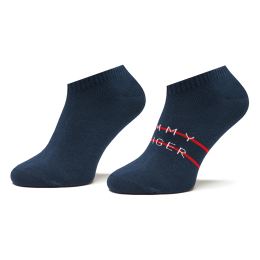 Снимка на Комплект 2 чифта къси чорапи мъжки Tommy Hilfiger 701222188 Тъмносин