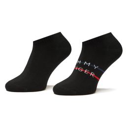 Снимка на Комплект 2 чифта къси чорапи мъжки Tommy Hilfiger 701222188 Черен