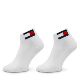 Снимка на Комплект 2 чифта къси чорапи унисекс Tommy Jeans 701228223 Бял