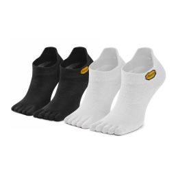 Снимка на Комплект 2 чифта къси чорапи унисекс Vibram Fivefingers No Show S15N12P Черен