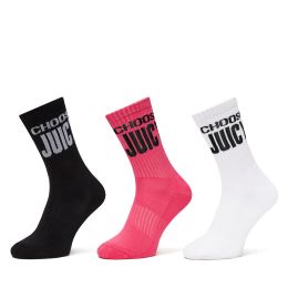 Снимка на Комплект 3 чифта дълги чорапи дамски Juicy Couture Choose JCAXS125717 Цветен