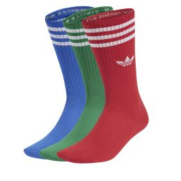 Снимка на Комплект 3 чифта дълги чорапи мъжки adidas High Crew JJ1985 Цветен