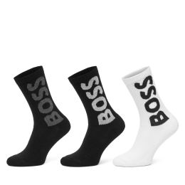Снимка на Комплект 3 чифта дълги чорапи мъжки BOSS 50524259 Цветен