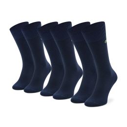 Снимка на Комплект 3 чифта дълги чорапи мъжки Lacoste RA4261 Тъмносин