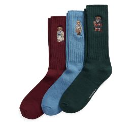 Снимка на Комплект 3 чифта дълги чорапи мъжки Polo Ralph Lauren 449P04718001 Цветен