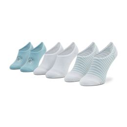 Снимка на Комплект 3 чифта къси чорапи дамски Converse E1132E Цветен