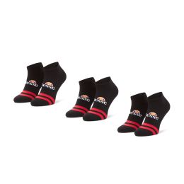 Снимка на Комплект 3 чифта къси чорапи мъжки Ellesse Melna SAAC0876 Черен