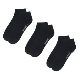 Снимка на Комплект 3 чифта къси чорапи мъжки Sprandi 0MB-003-AW23 (3-pack) Черен