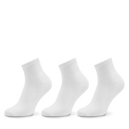 Снимка на Комплект 3 чифта къси чорапи мъжки Vans Classic Ankle VN000FV7WHT1 Бял