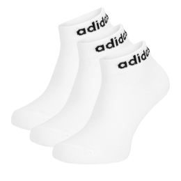 Снимка на Комплект 3 чифта къси чорапи унисекс adidas HT3451 Бял