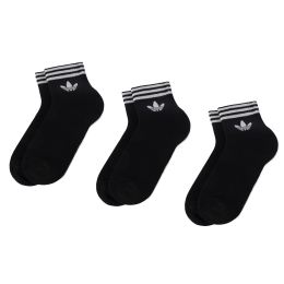 Снимка на Комплект 3 чифта къси чорапи унисекс adidas Tref Ank Sck Hc EE1151 Черен