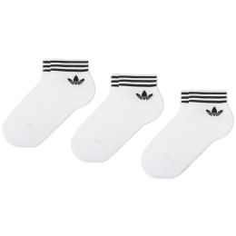 Снимка на Комплект 3 чифта къси чорапи унисекс adidas Tref Ank Sck Hc EE1152 Бял