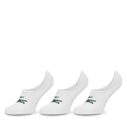Снимка на Комплект 3 чифта къси чорапи унисекс Lacoste RA7872 Бял