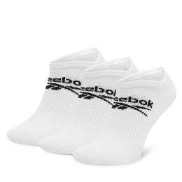 Снимка на Комплект 3 чифта къси чорапи унисекс Reebok R0353-SS24 (3-pack) Бял