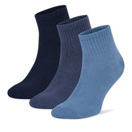 Снимка на Комплект 3 чифта къси чорапи унисекс Sprandi 0UB-004-AW24 (3-PACK) Син