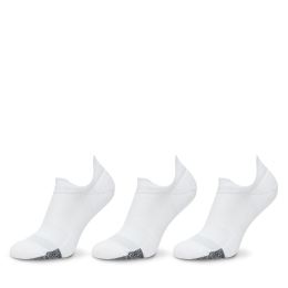 Снимка на Комплект 3 чифта къси чорапи унисекс Under Armour 1387052 Бял