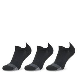Снимка на Комплект 3 чифта къси чорапи унисекс Under Armour 1387052 Черен