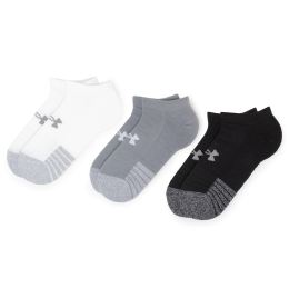 Снимка на Комплект 3 чифта къси чорапи унисекс Under Armour Heatgear No Show Sock 1346755-035 Сив